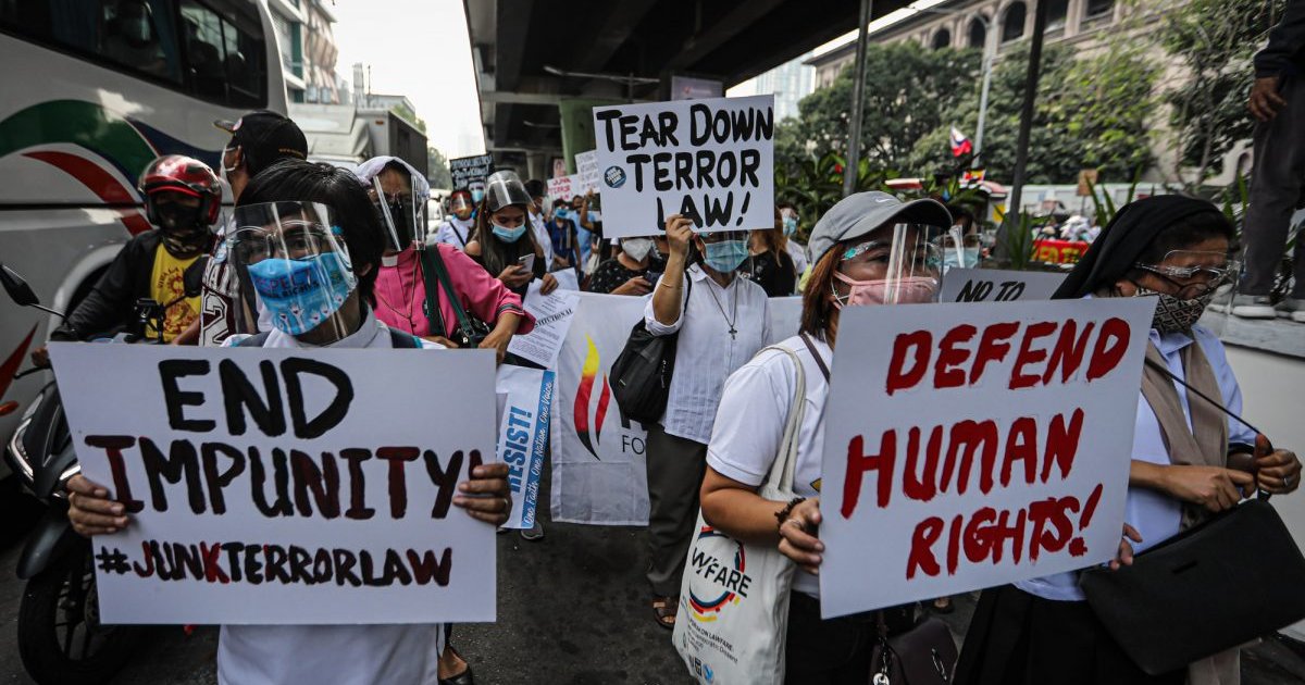 Activists And Journalists Targeted As Draconian Anti Terror Law Challenged In The Philippines