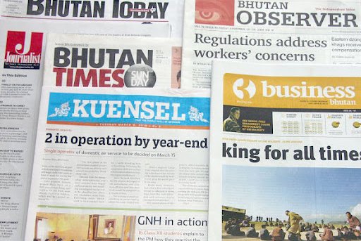 Bhutan newspapers July 2021