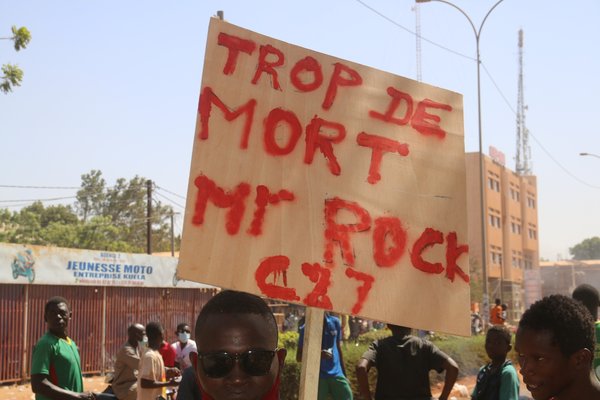 Burkina Faso protest against insecurity_Nov 2021