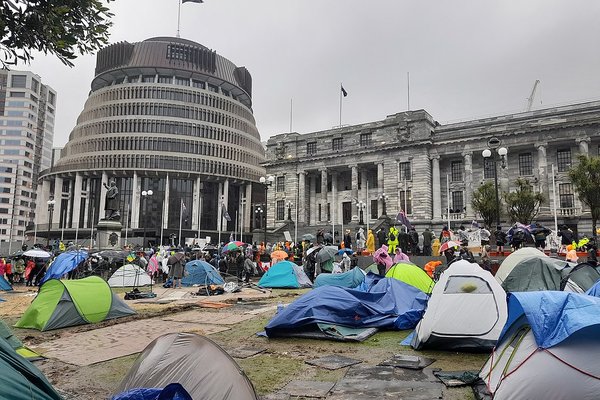 NZ anti-vaccine protests