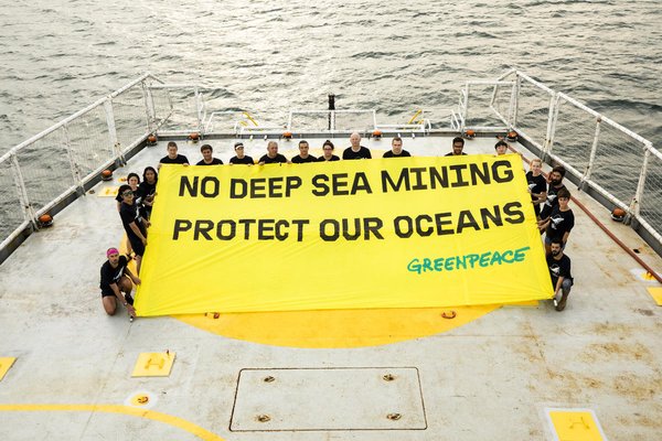 Protest on seabed mining Nauru