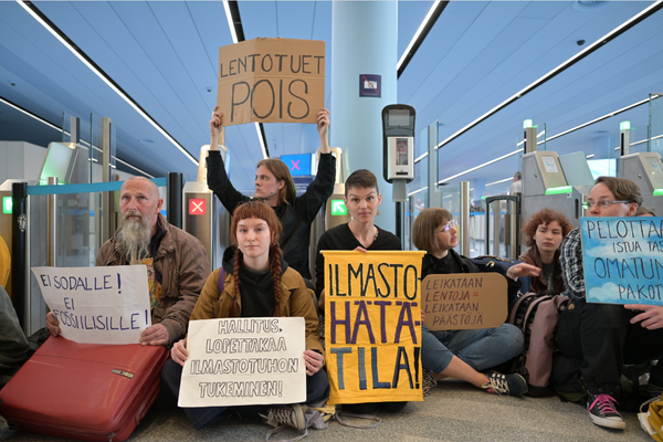 Airport protest