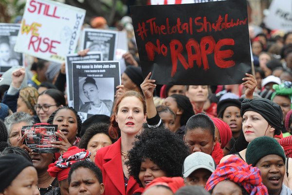 SOUTH AFRICA WOMEN'S MARCH