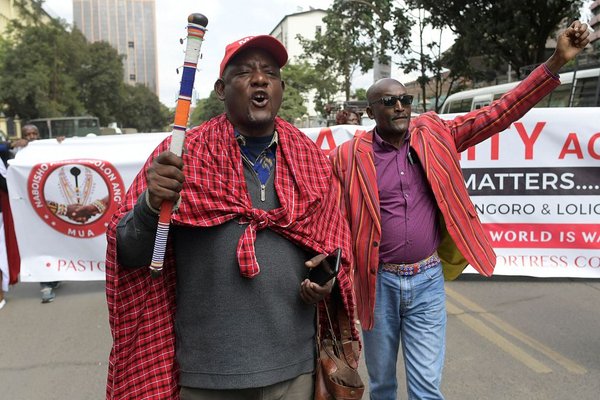 Tanzania; Maasai protest in Nairobi over Tanzania evictions