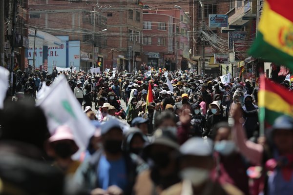 Bolivia - coca growers protest