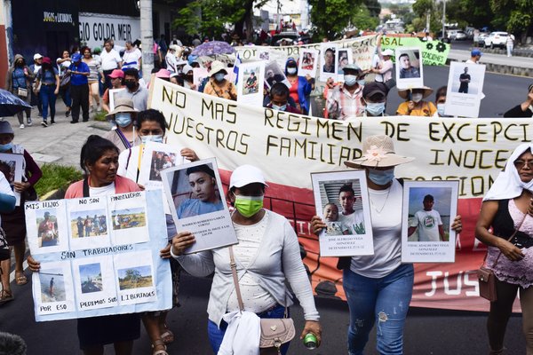 El Salvador - 2022 state of exception protest