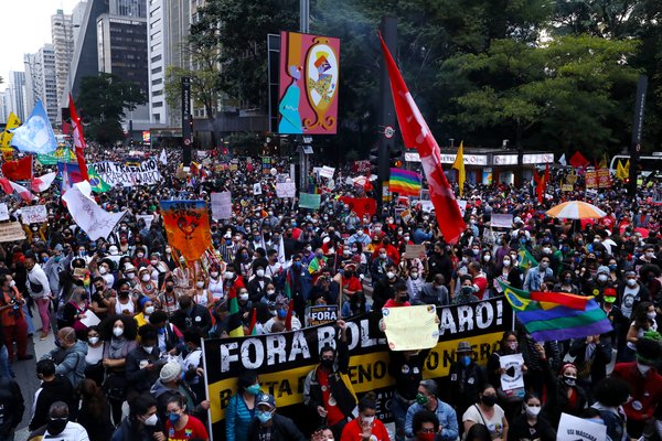 Brazil - anti-Bolsonaro march June 2021
