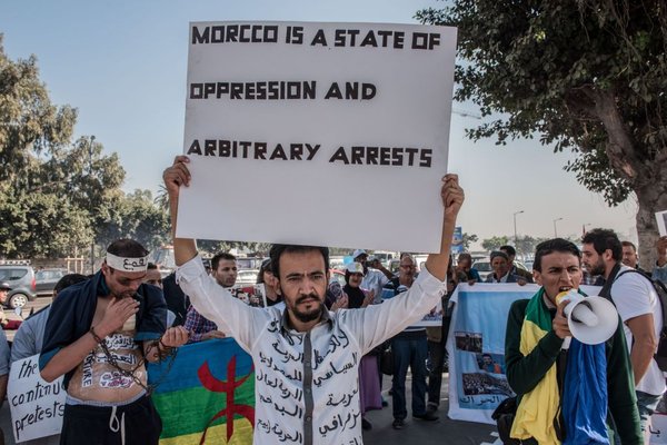 Protester Morocco