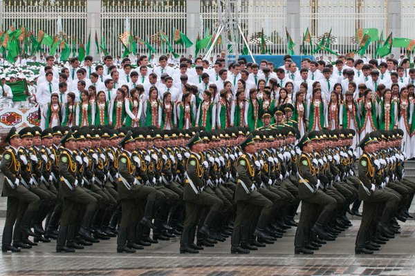 Parade in Turkmenistan
