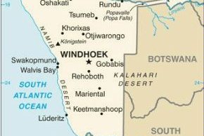 Namibia map
