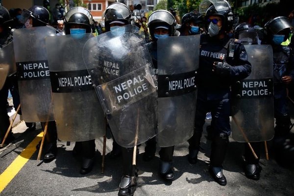 Nepal anti-riot police 