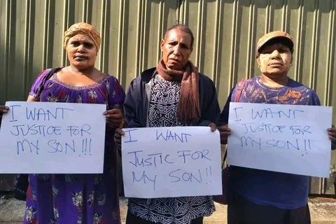 PNG Families calling for justice for protest killings Aug 2022