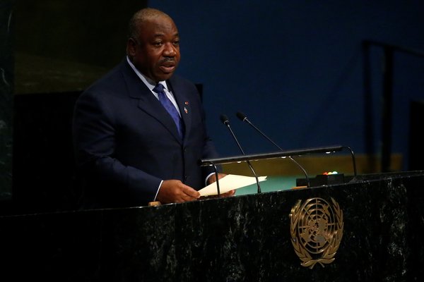 Gabon_president Ali Bongo at UN
