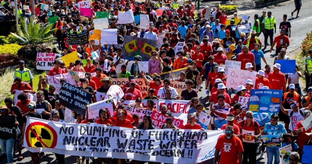 Fiji: Protests against discharge of nuclear wastewater, renewal of ...