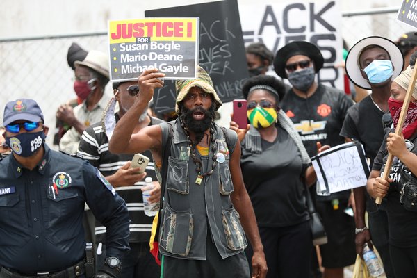 Jamaica - protest