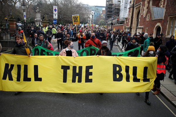 Kill the Bill Protest Jan 2022