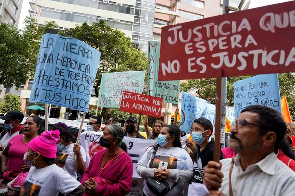 Ecuador - environment protest