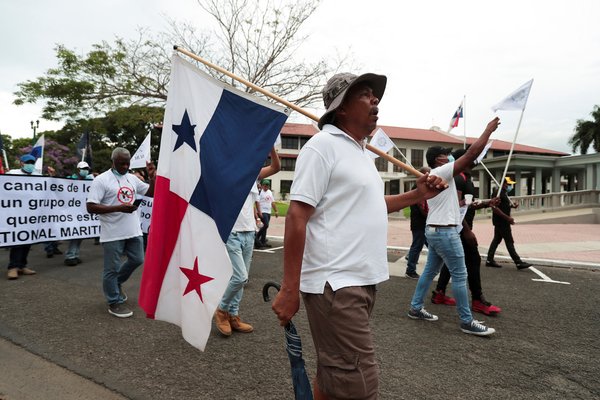 Panama - workers protest