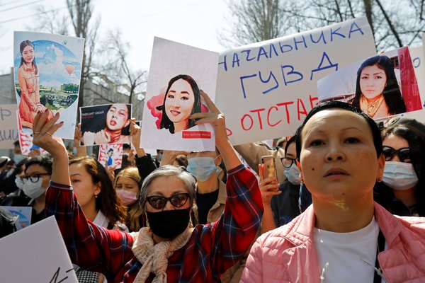 Womens protest Bishek