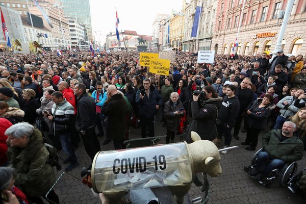 Covid-19 protest