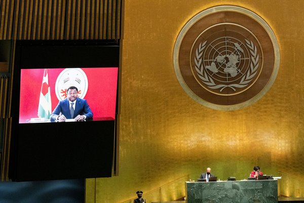 Togo president at UN