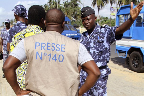 Togo press versus security forces 2013