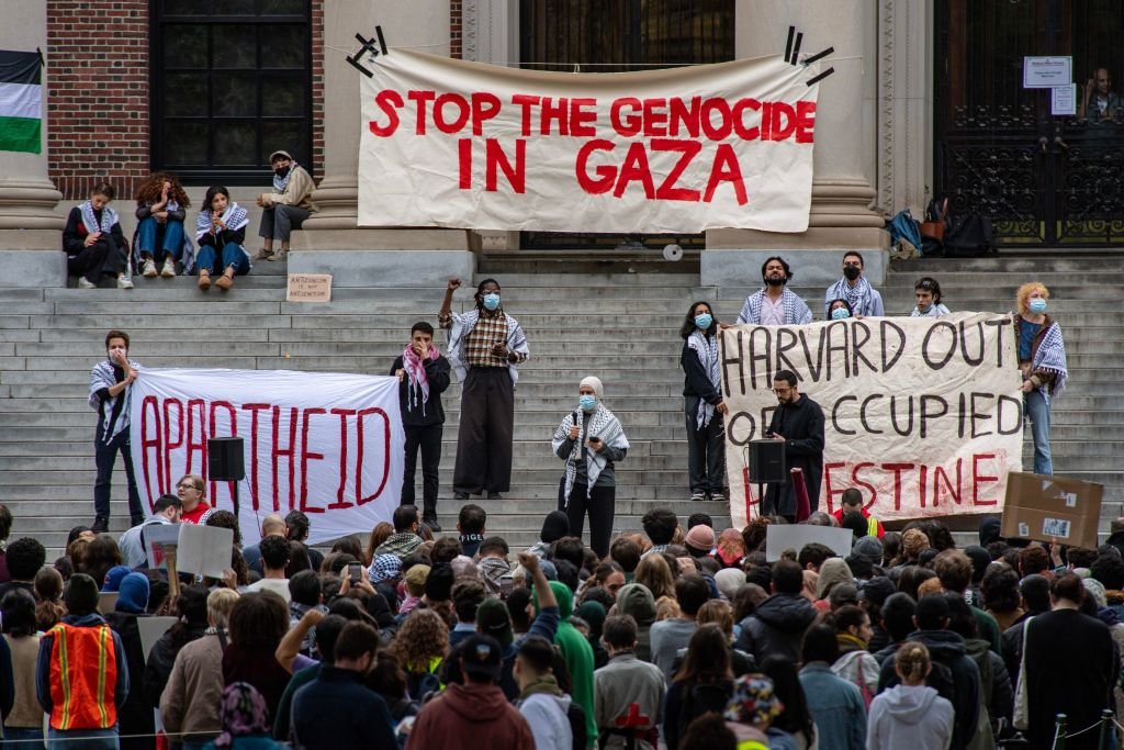 Columbia University students and faculty protest ongoing genocide