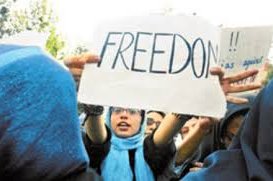 Women protest in Iran